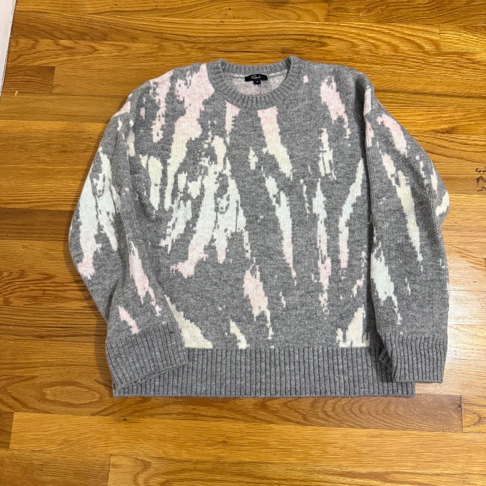 Rails Virgo Sweater Grey Tie Dye - image 3